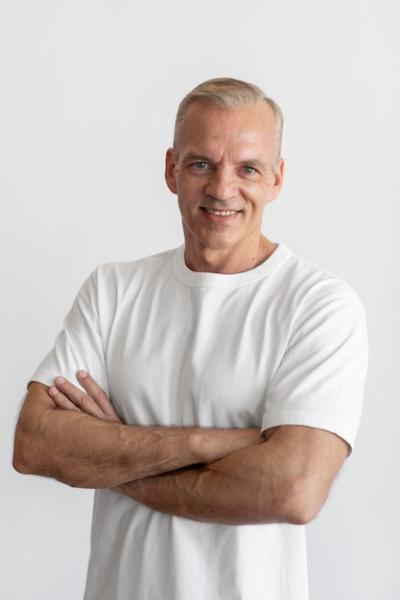 Confident Middle Aged Man Portrait – Free Download