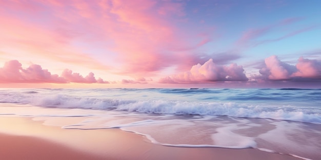 Glorious Sunset Sky and Tranquil Beach: Free Stock Photo Download