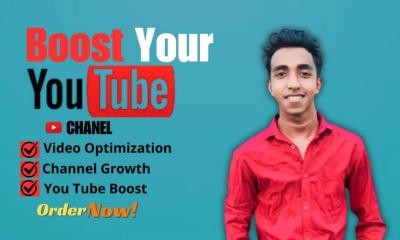 I will boost your YouTube channel with expert SEO and promotion