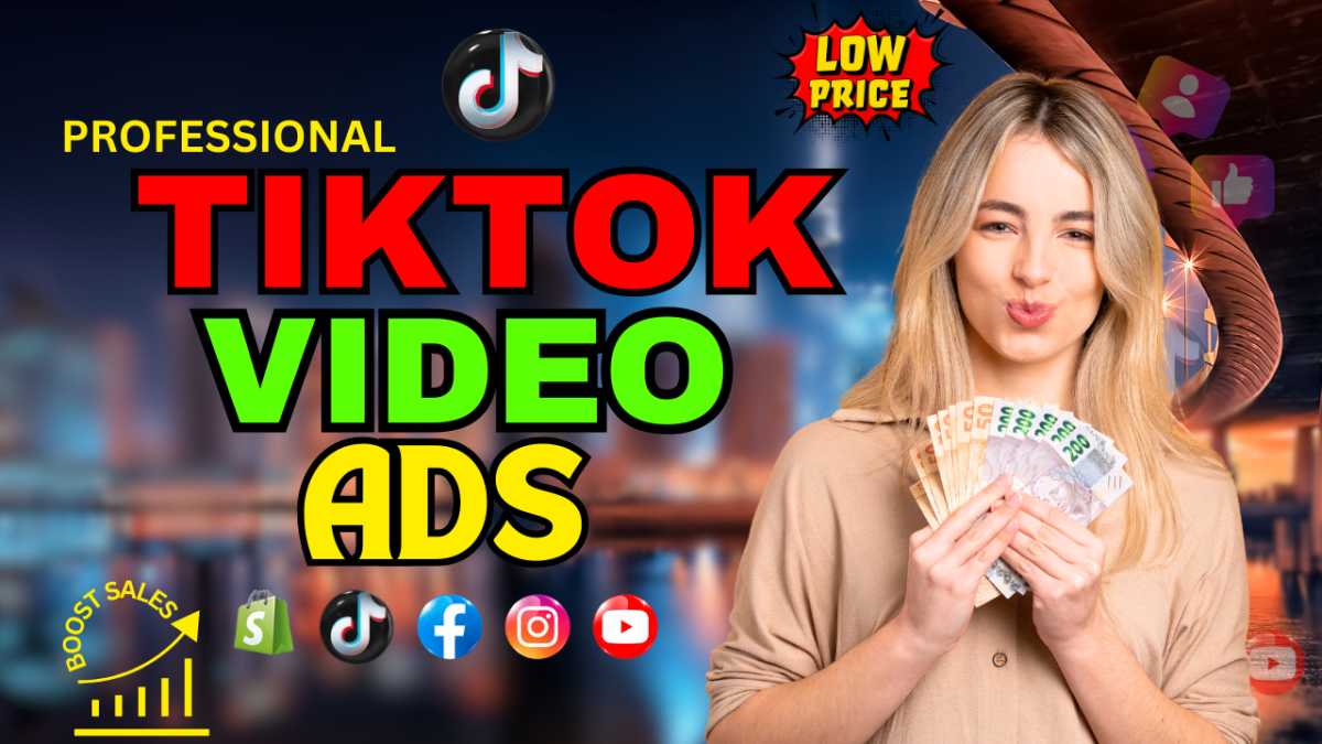 I will create viral TikTok video ads, TikTok ads, Facebook video ads dropshipping ads