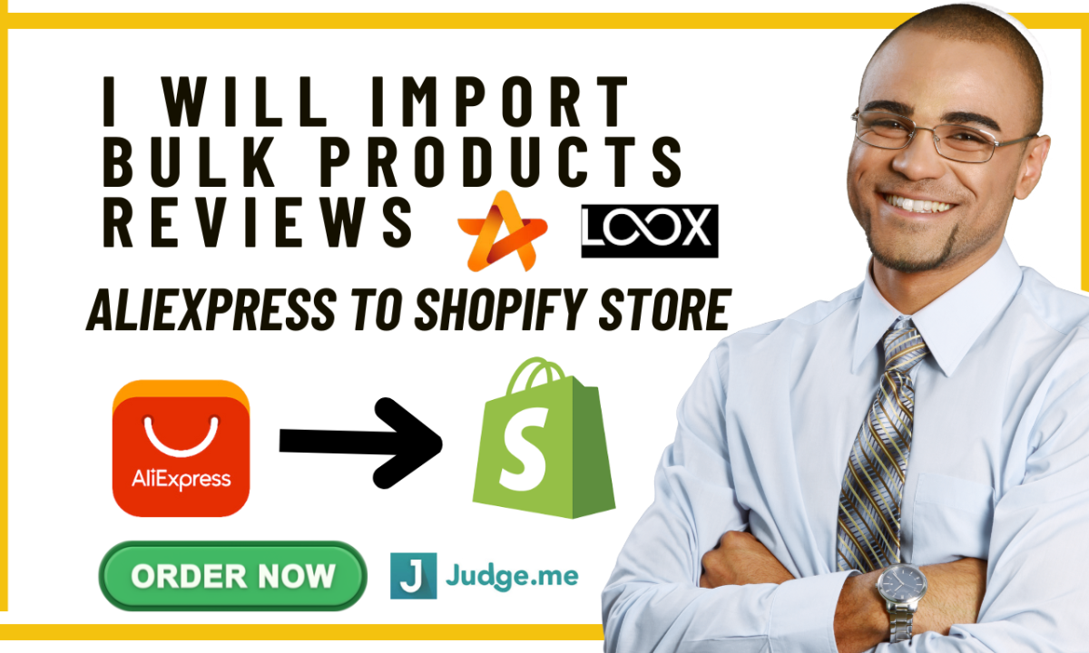 Import Bulk Products Review from Ali Express to Shopify Store