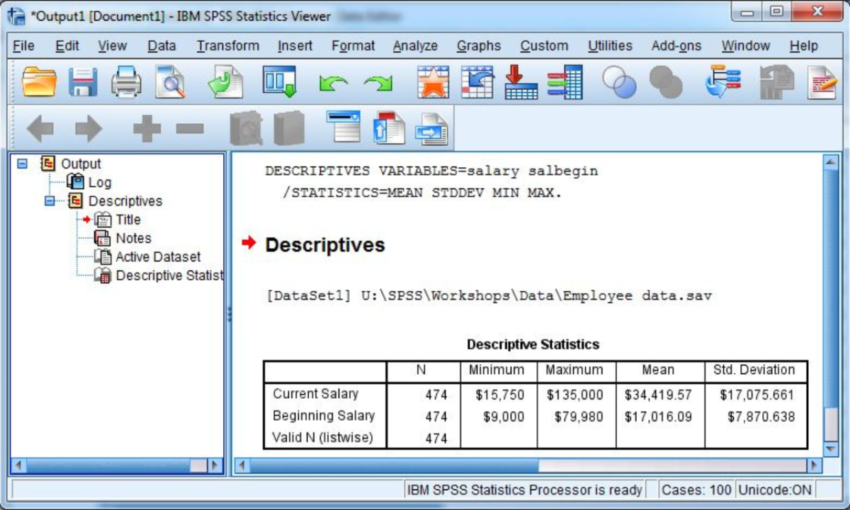 I will perform data analytics tasks using r studio, excel, spss, power bi, and stata