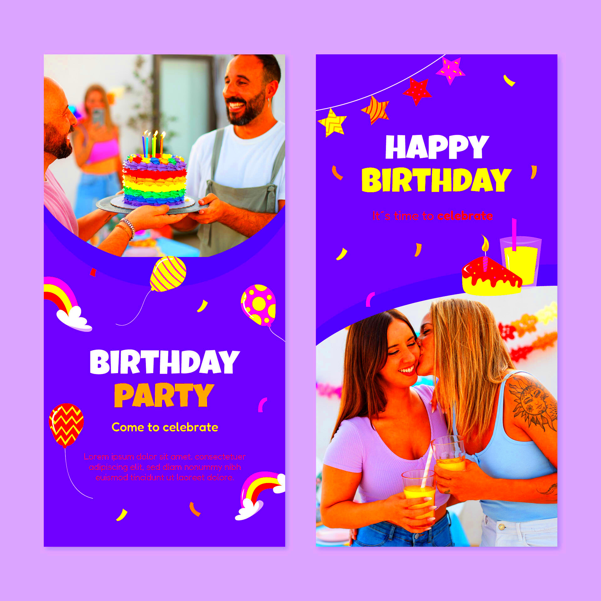 Birthday on Behance