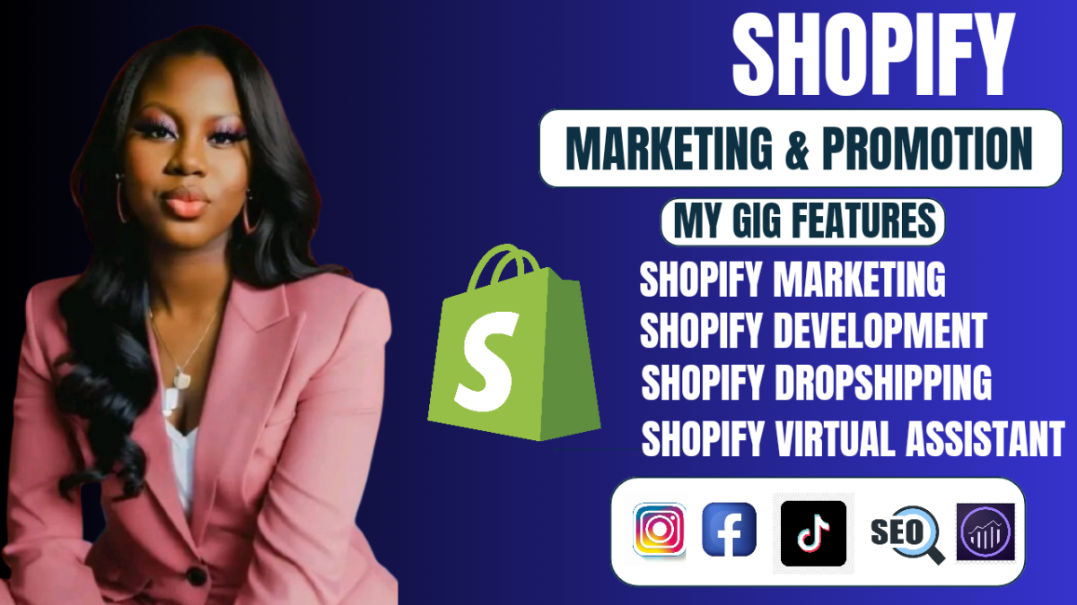 Increase Shopify Dropshipping Sales with expert Shopify marketing, promote store