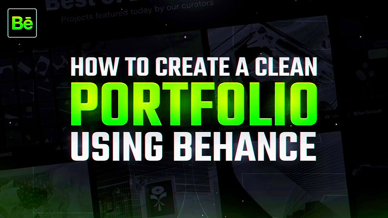 How To Create A Clean Portfolio Using Behance 2020 YouTube