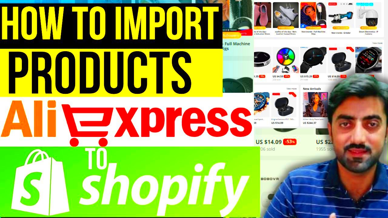 How to Add Products to Shopify Store from AliExpress Import Products 