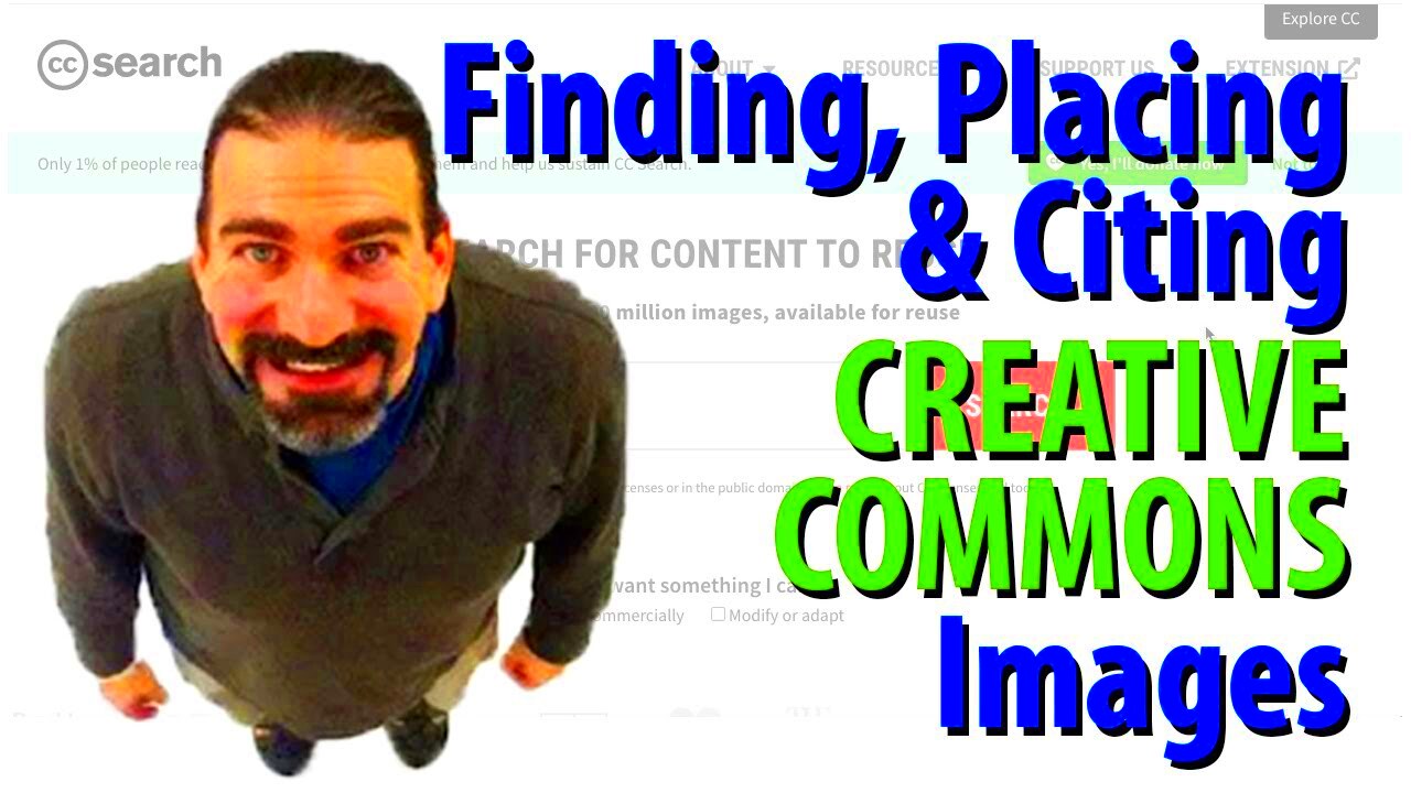 Finding Placing and Citing a Creative Commons Image in Edublogs YouTube