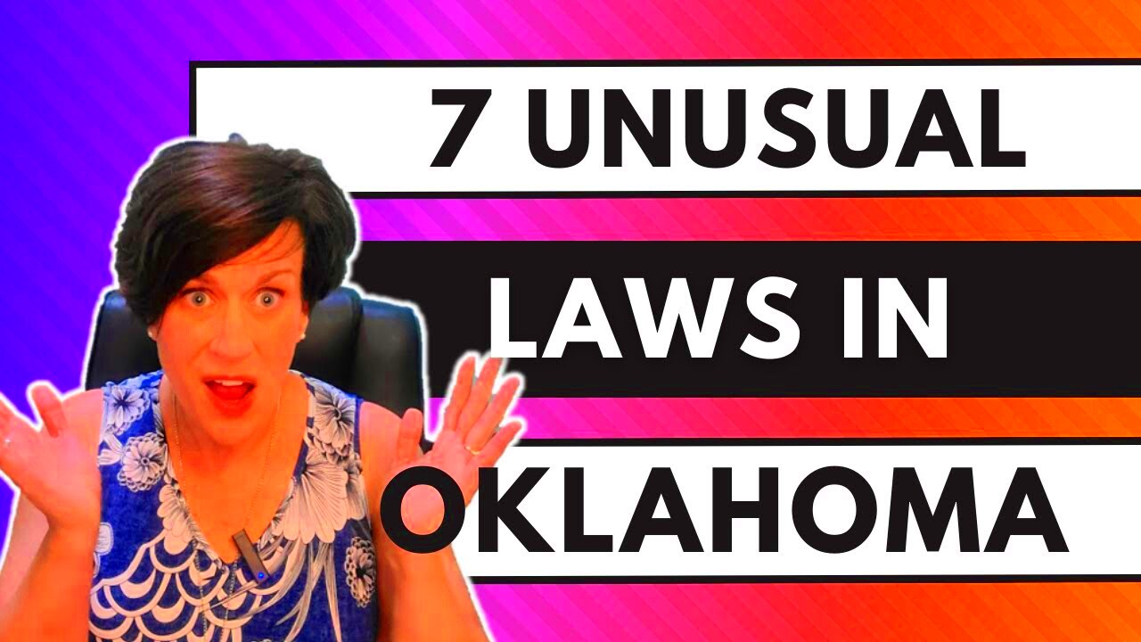 7 UNUSUAL LAWS IN OKLAHOMA Ridiculous Laws in Oklahoma Living in 