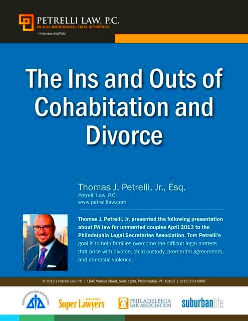 The Ins and Outs of Cohabitation Divorce Law PDF