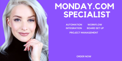 I will set up customize monday workspace, monday automation, integration, monday CRM