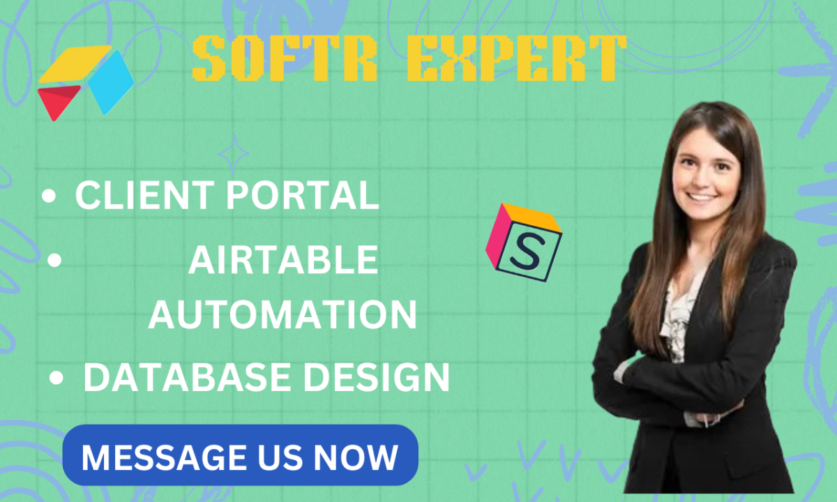 I will setup softr webapp airtable automation softr client portal market place