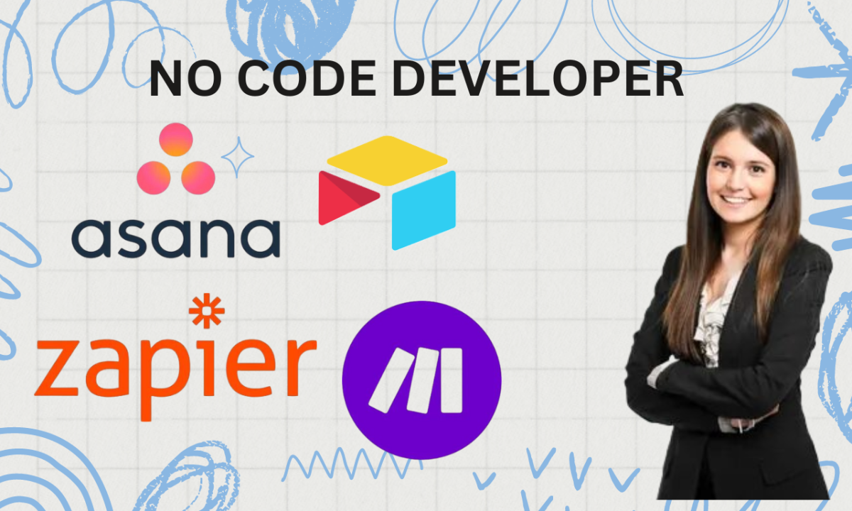 I will help your business by using nocode tools airtable, softr, make, asana