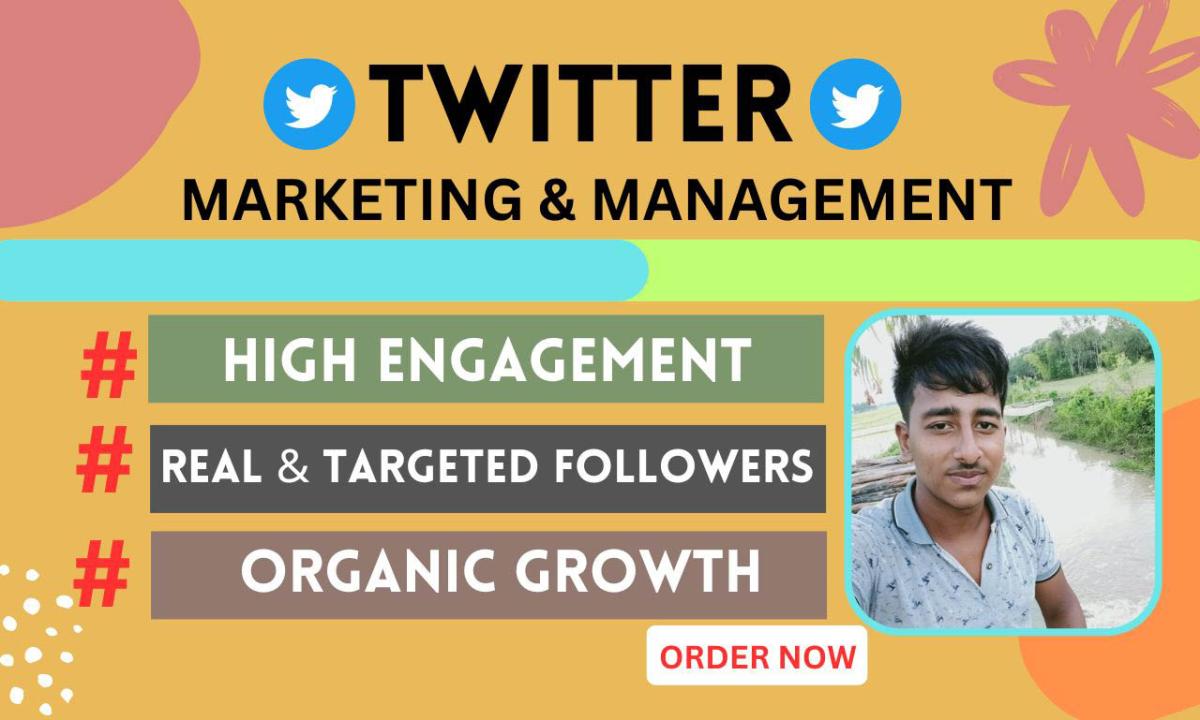 I will promote your business worldwide by Twitter marketing