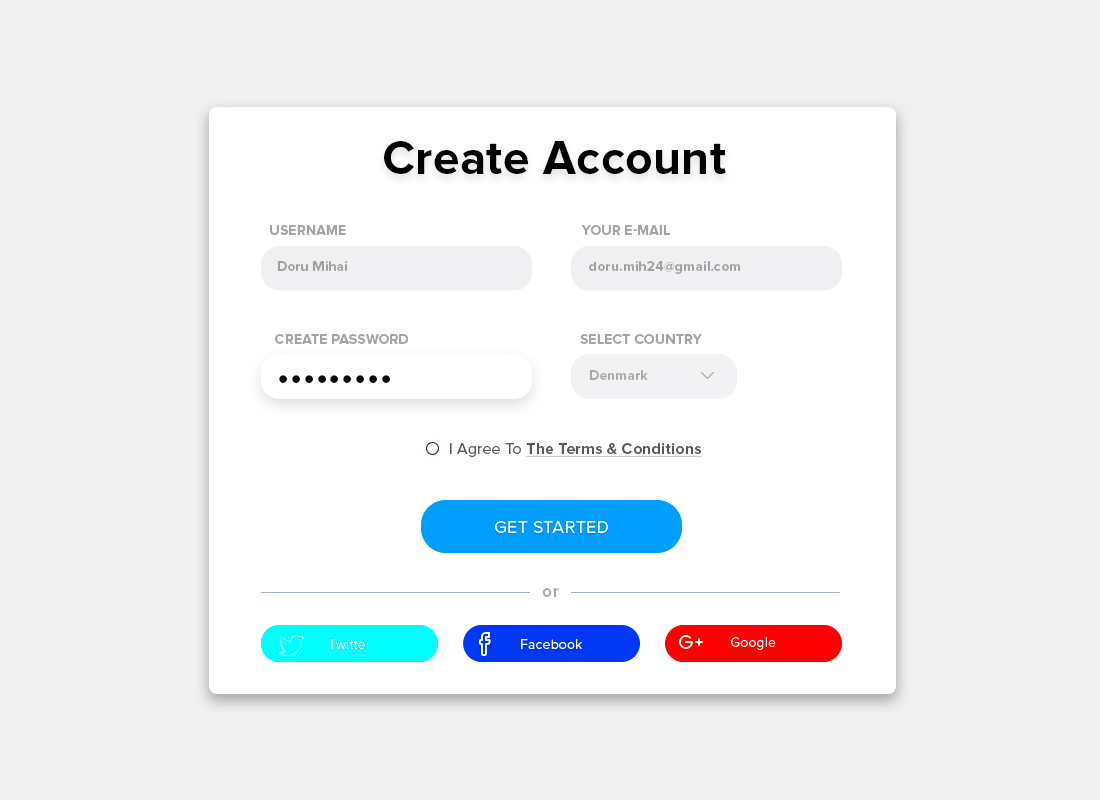 Create Account Behance