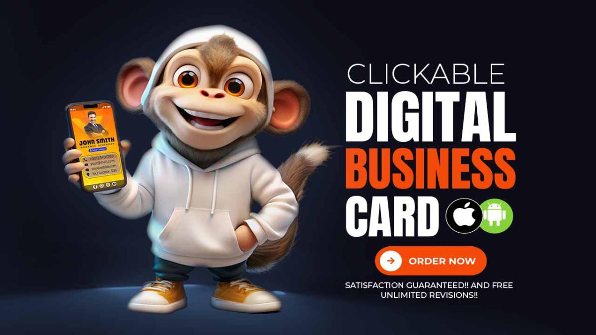 Clickable Digital Business Card Like a Mini Website