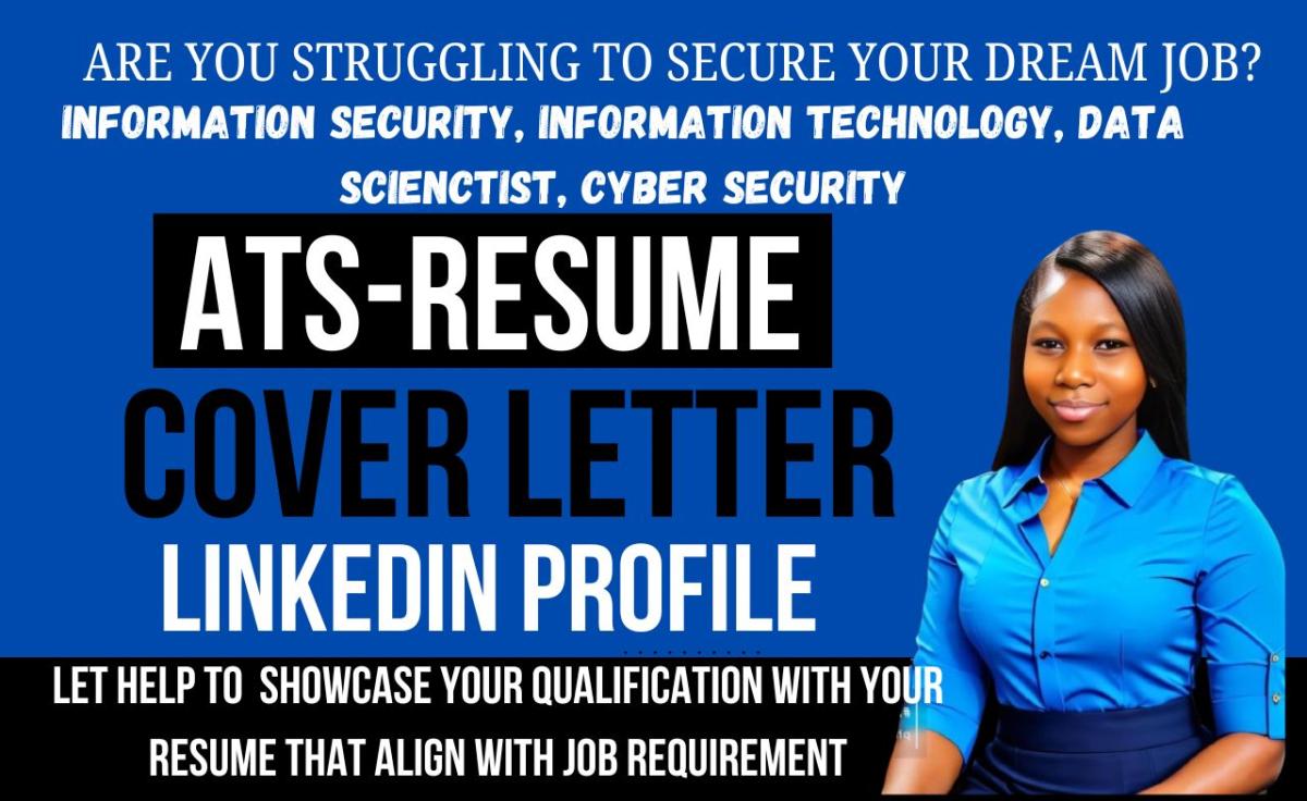 I will write a resume for cyber security, information security, information technology