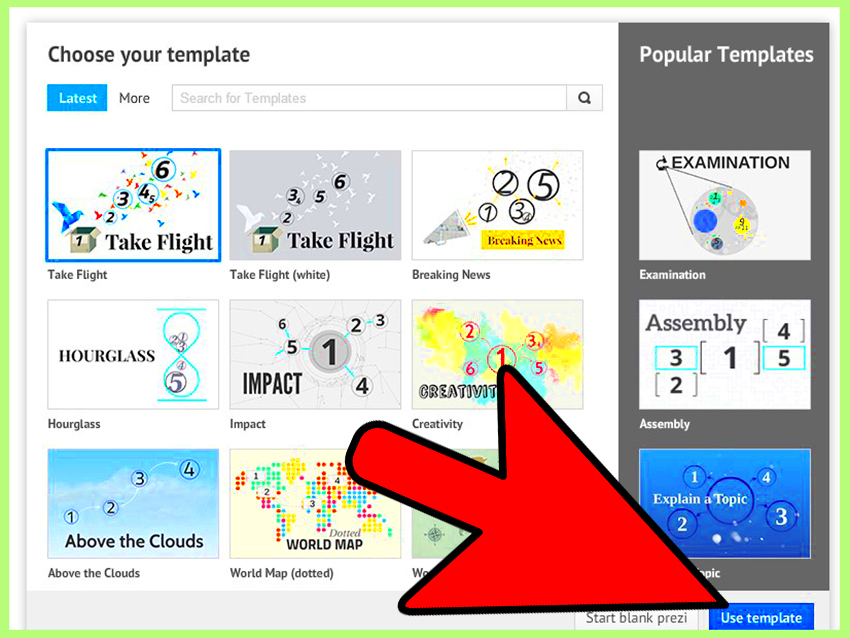 How to Create a New Prezi Presentation 4 Steps with Pictures