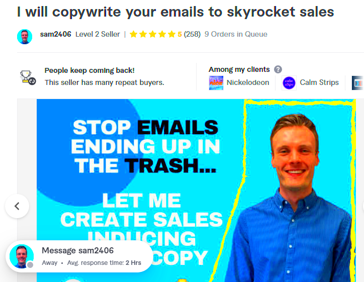 2023 Ten10 Best Email Copy Writers On Fiverr by Hustle Right Online 