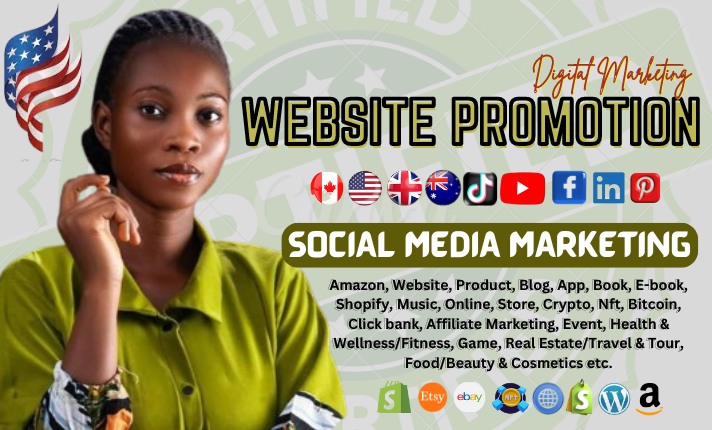 I will do organic twitter website share link promotion shoutout to 800m USA UK fb ig