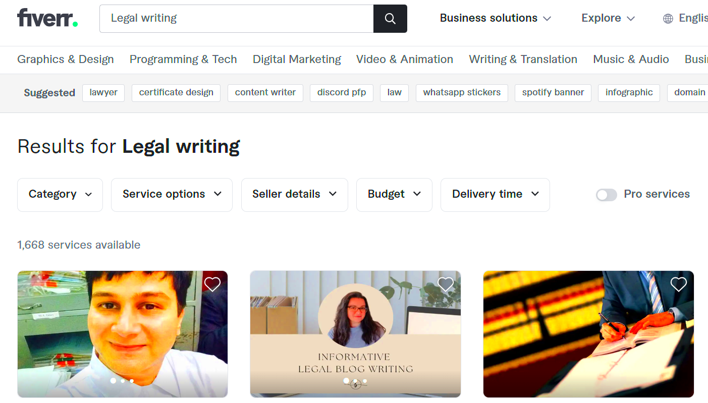10 High Demand and Low Competition Fiverr Gigs in 2024
