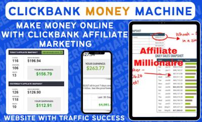I will affiliate marketing link promotion clickbank affiliate referral link promotion