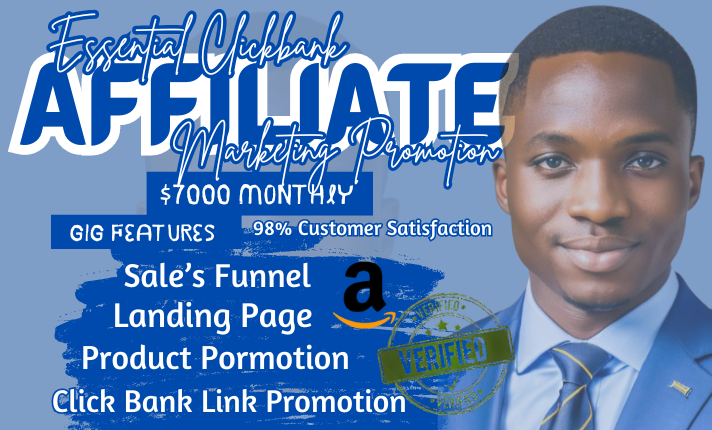 I will click bank affiliate marketing sales funnel click bank affiliate link promotion