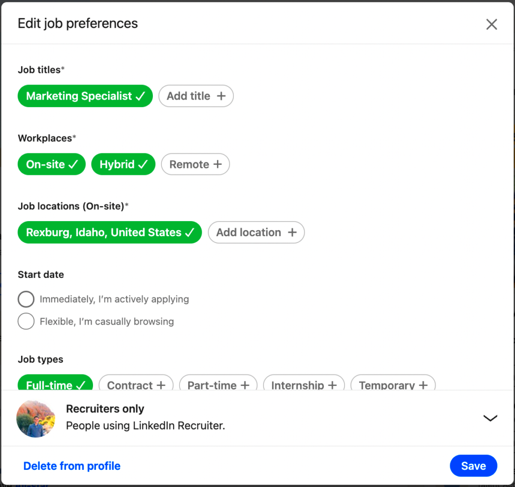 How To Remove Open To Work On LinkedIn Profile Hire Integrated