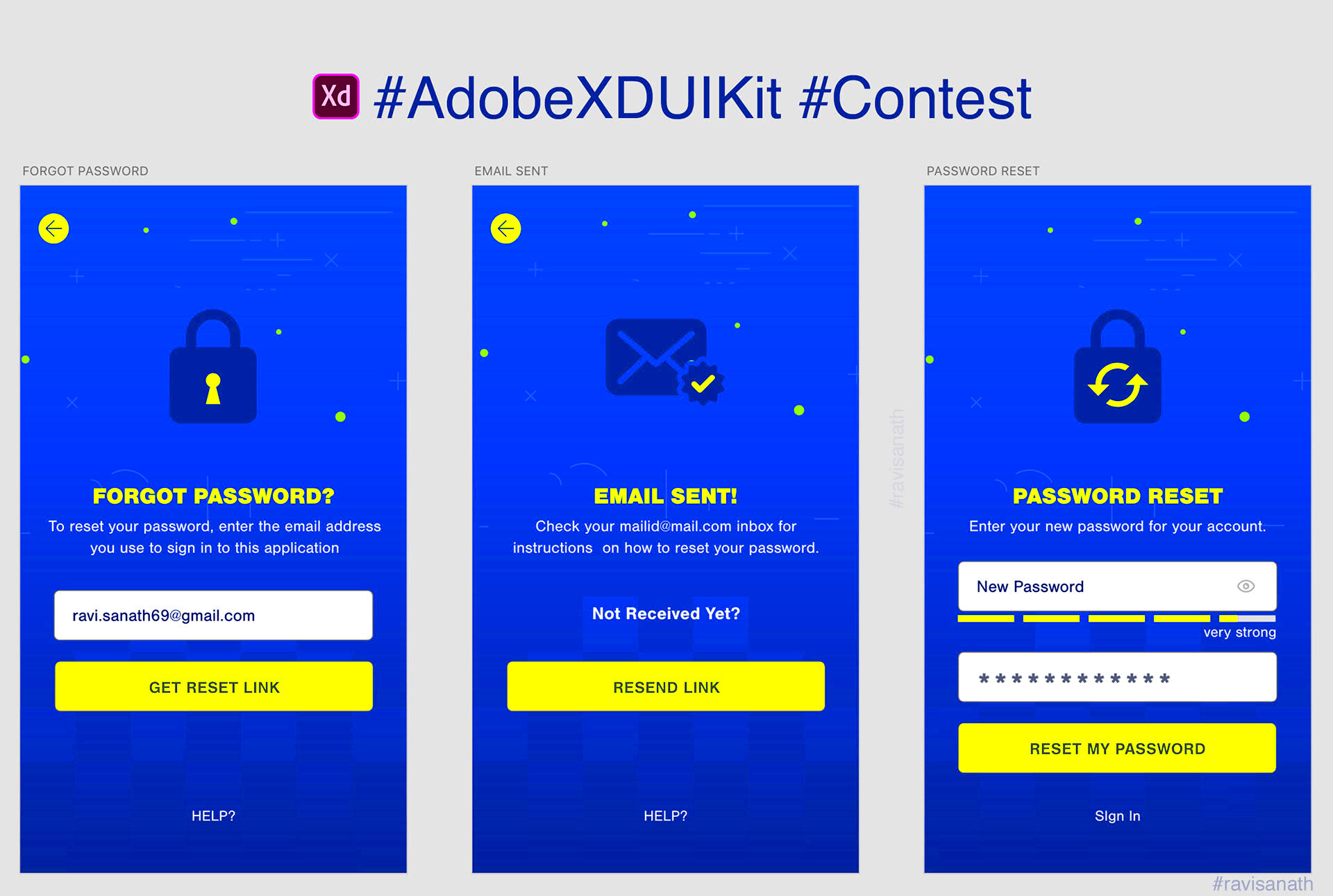 Password Reset Forgot Password on Behance