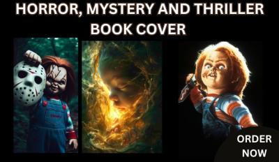 I will design fantastic mystery, thriller, horror book covers