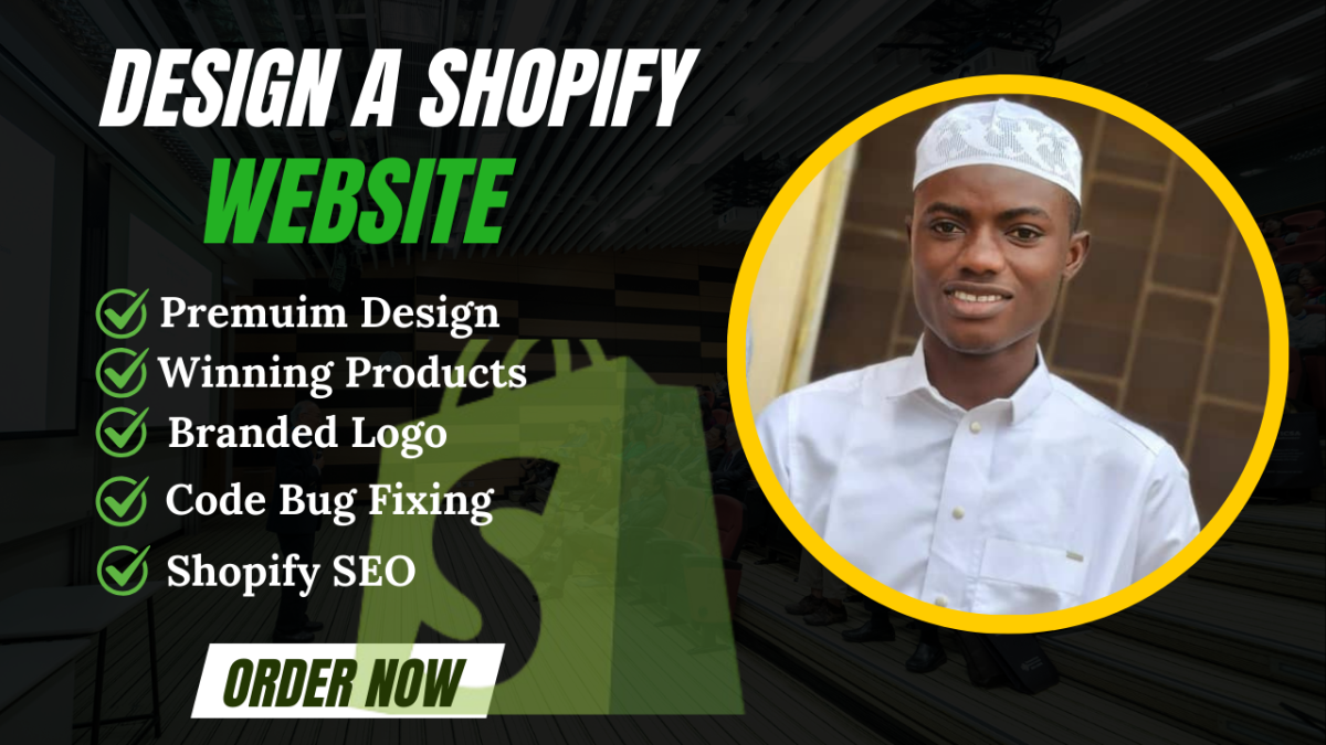 I will set up, design, and redesign Shopify, dropshipping ecommerce store
