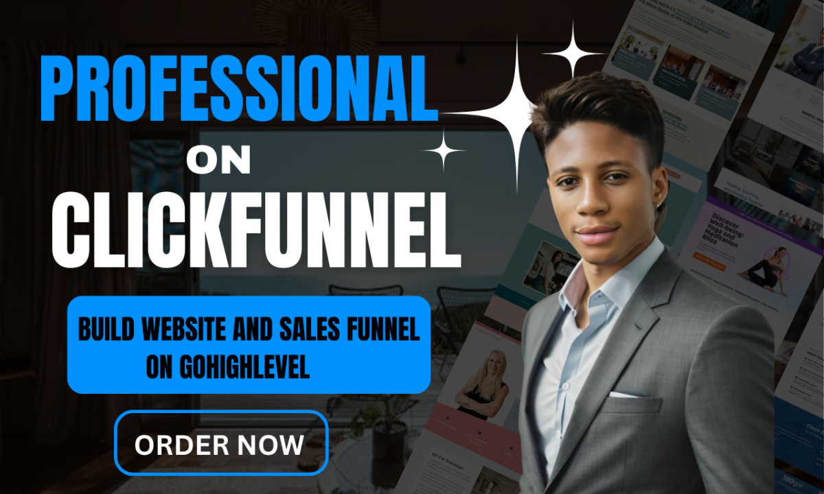 I will build sales funnels in ClickFunnels, funnels, landing page in ClickFunnels