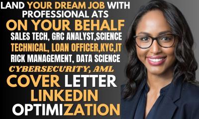 I will write IT, GRC analyst, data science, compliance, sales tech, SOC, data analyst resume