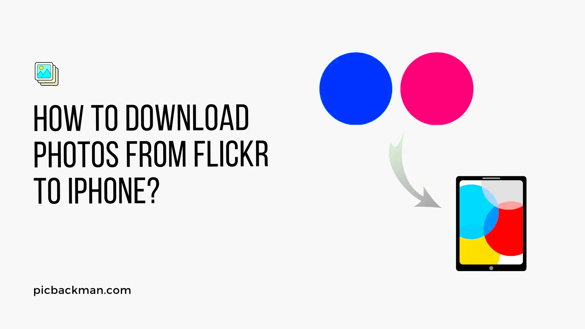 How to Download Photos from Flickr to iPhone