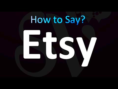 How to Pronounce Etsy Correctly YouTube