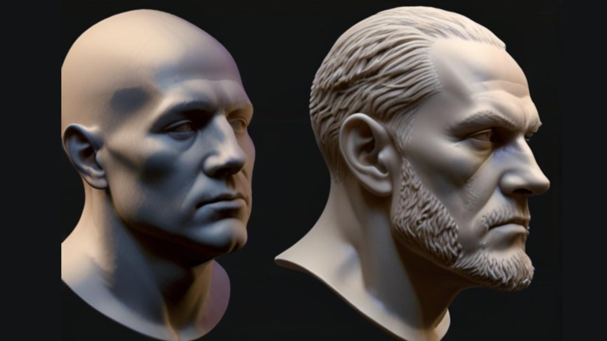 I will do 3D head, 3D bust model, 3D portrait character design for 3D printing