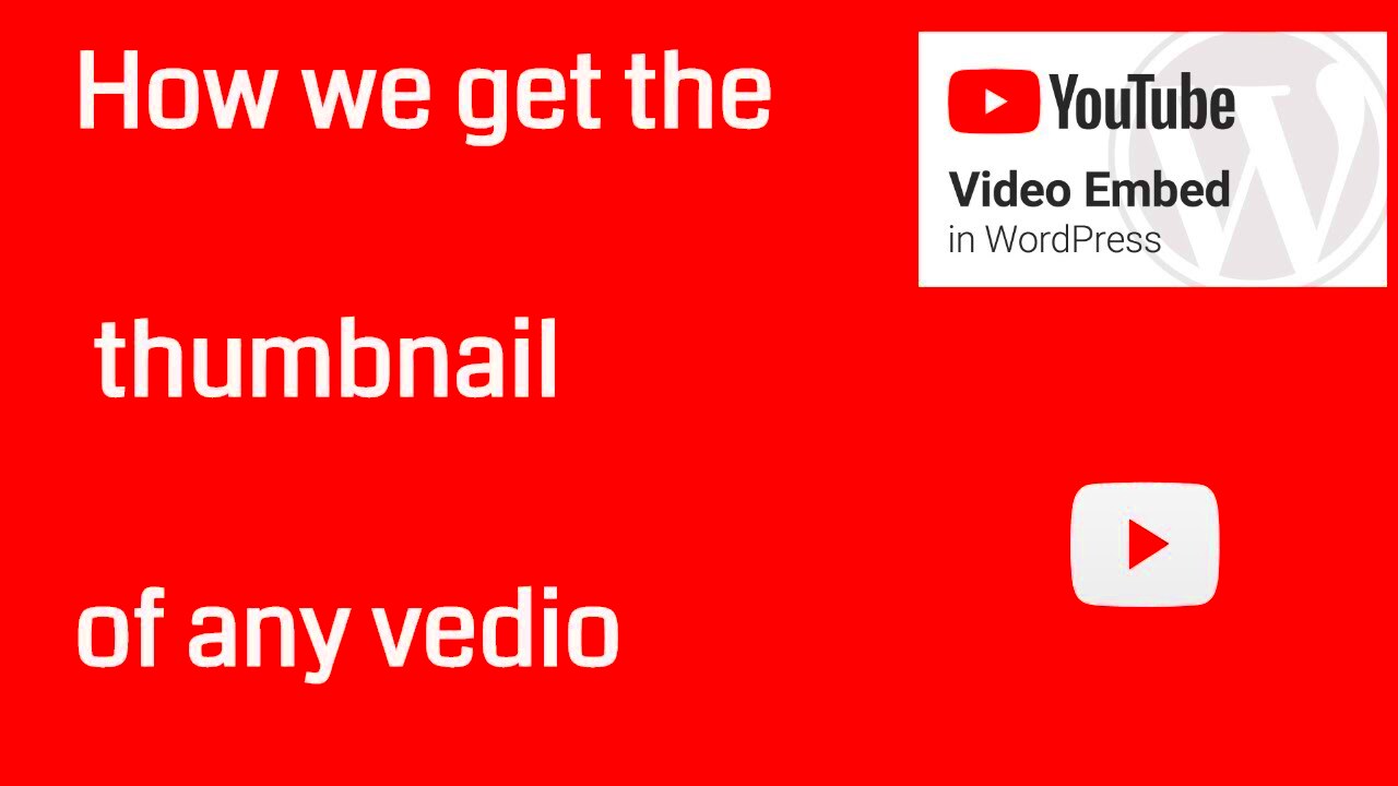 Save Thumbnail from Any YouTube Video in seconds How To YouTube