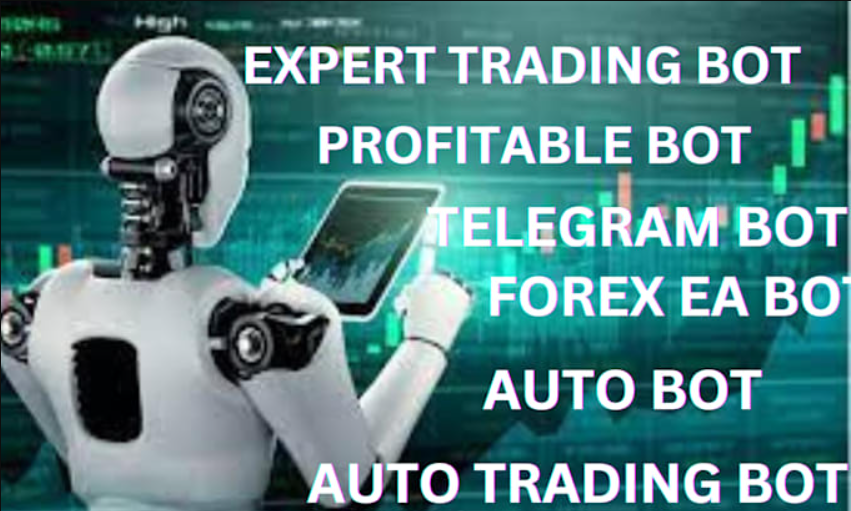 I will develop telegram bot, forextrading bot, profitable forex ea bot, autotrading bot