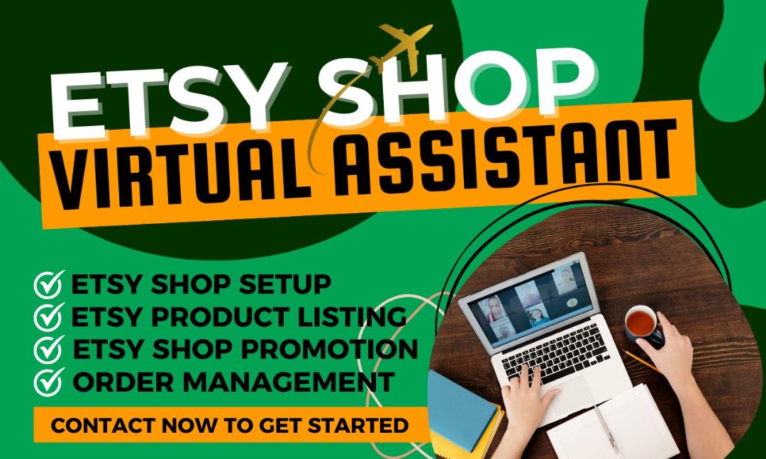 Be Your Etsy VA, eBay VA, Shopify VA and Amazon VA