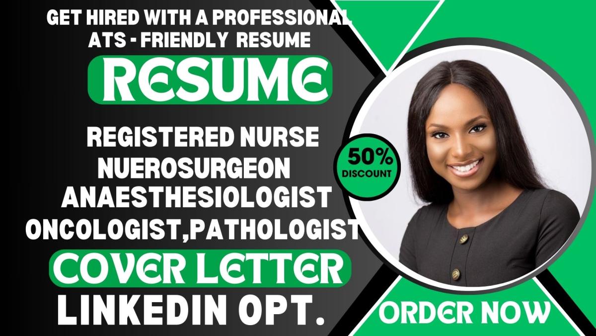 I will do registered nurse resume, oncologist, pathologist, and anaesthesiologist