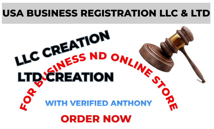 I will do usa llc registration, register llc for business, usa llc for amazon n shopify