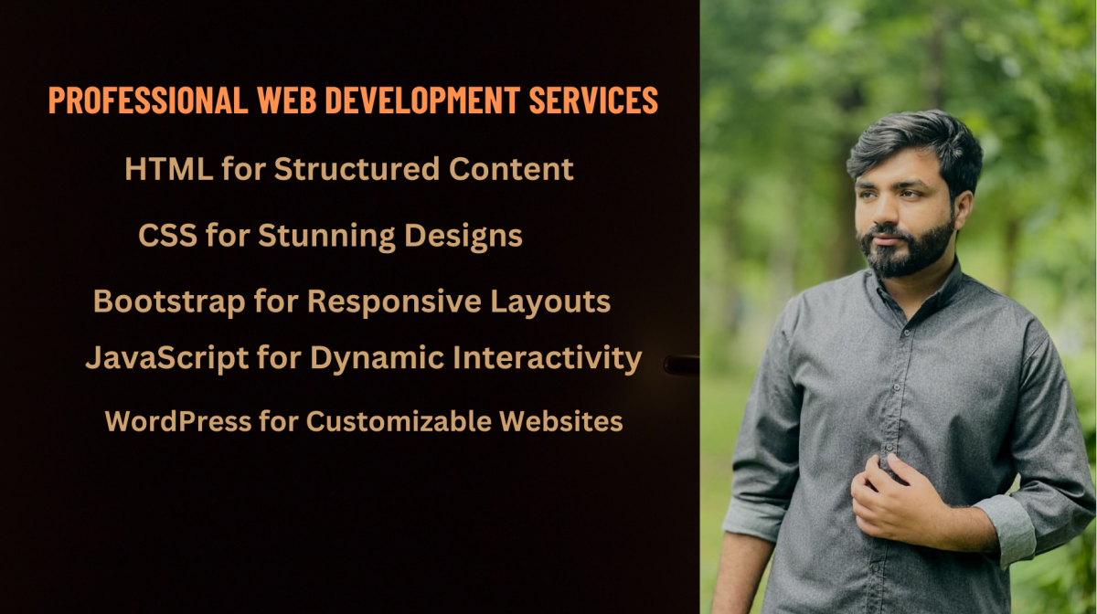 I will create a responsive website using HTML, CSS, and bootstrap