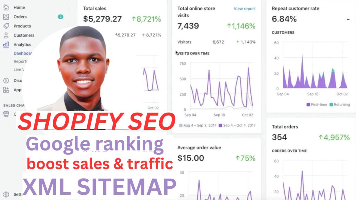 I will clone audit shopify SEO XML sitemap google ranking to boost massive sale