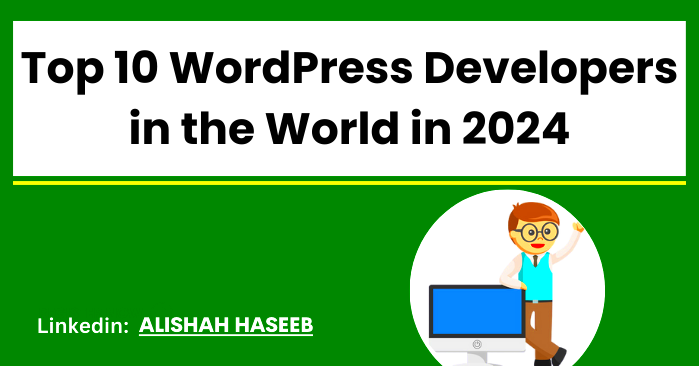 Top 10 WordPress Developers in the World in 2024 by Alishah Haseeb 