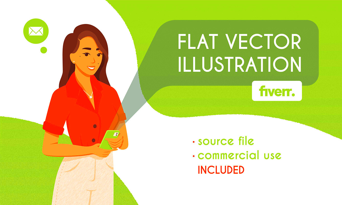 Fiverr illustrations on Behance