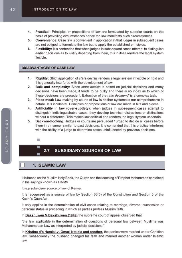 Introduction to law PDF