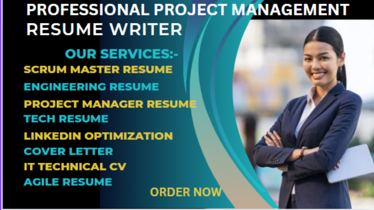 I will write a professional project management, scrum master resume and cover letter