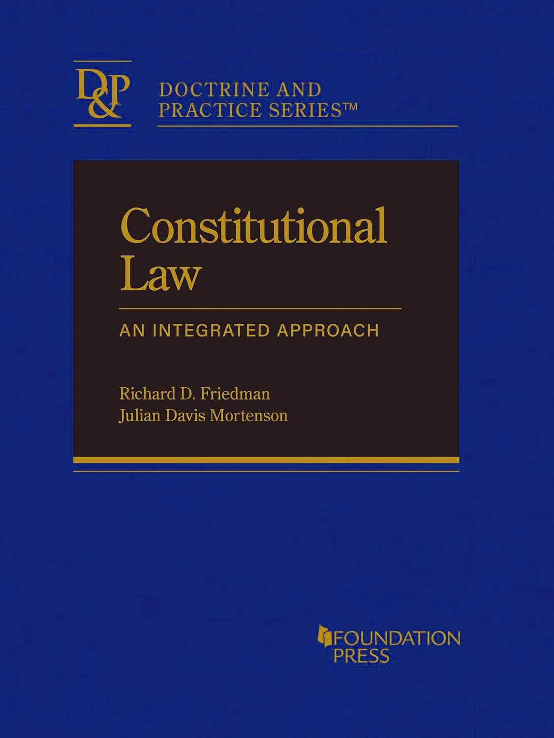 Amazoncom Constitutional Law An Integrated Approach Doctrine and 