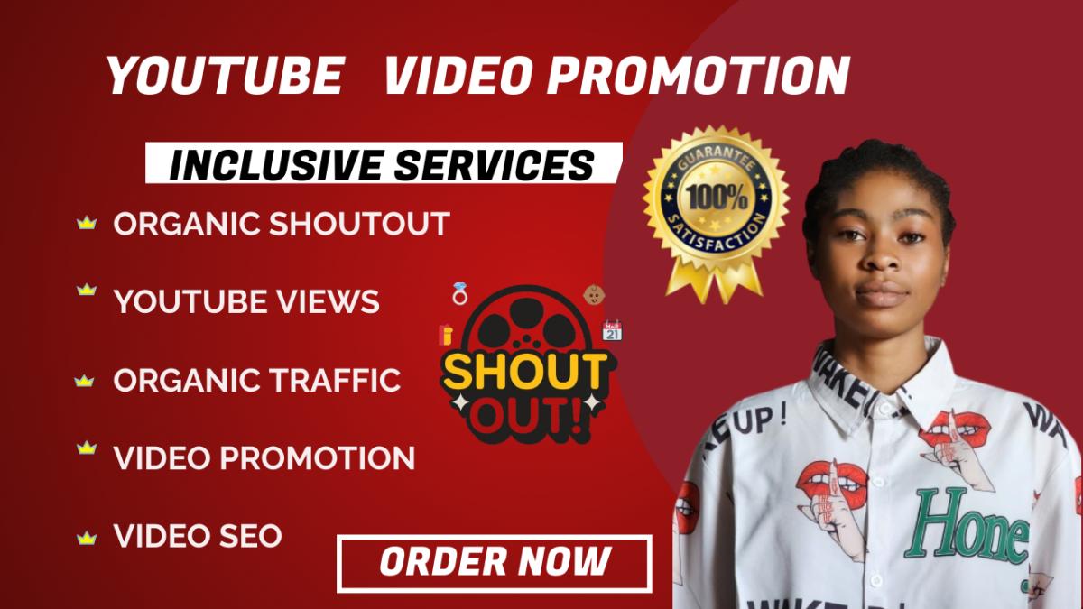 I will do youtube video shoutout to promote on 2m audience grow organic subscribers