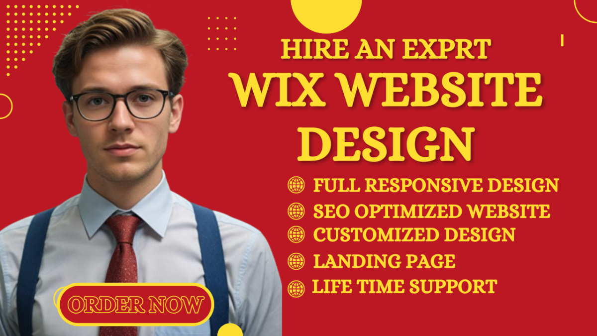 I will do wix website design wix website wix website development wix website redesign