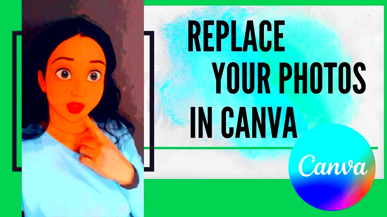 How to replace photo in Canva How to change image using Canva Canva 